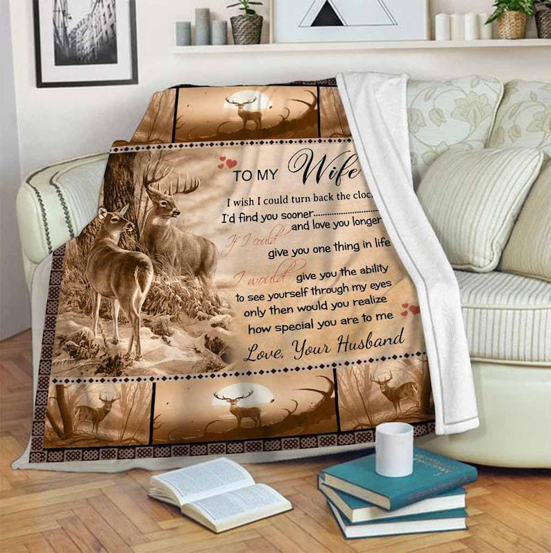 To My Wife Blanket, I’D Find You Sooner, And Love You Longer, Gift For Wife Family Home Decor Bedding Couch Sofa Soft And Comfy Cozy