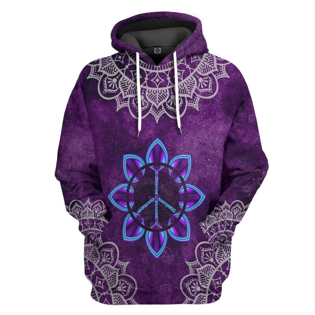 3D Peace Sign Special Custom Hoodie Apparel