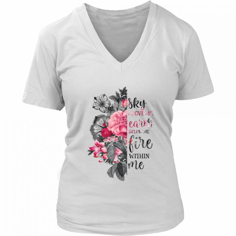 Sky Above Me VNeck – Amelio Shop