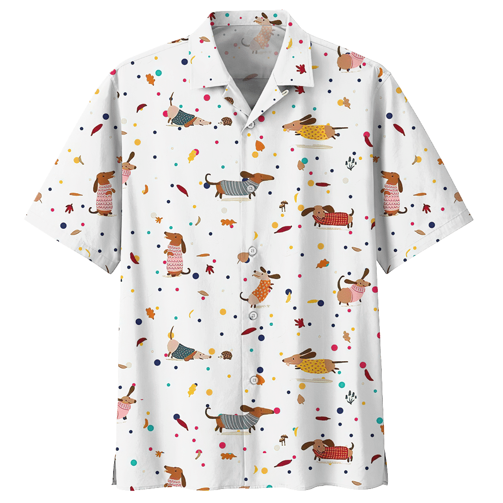 Dachshund Hawaii Shirt Ha1150