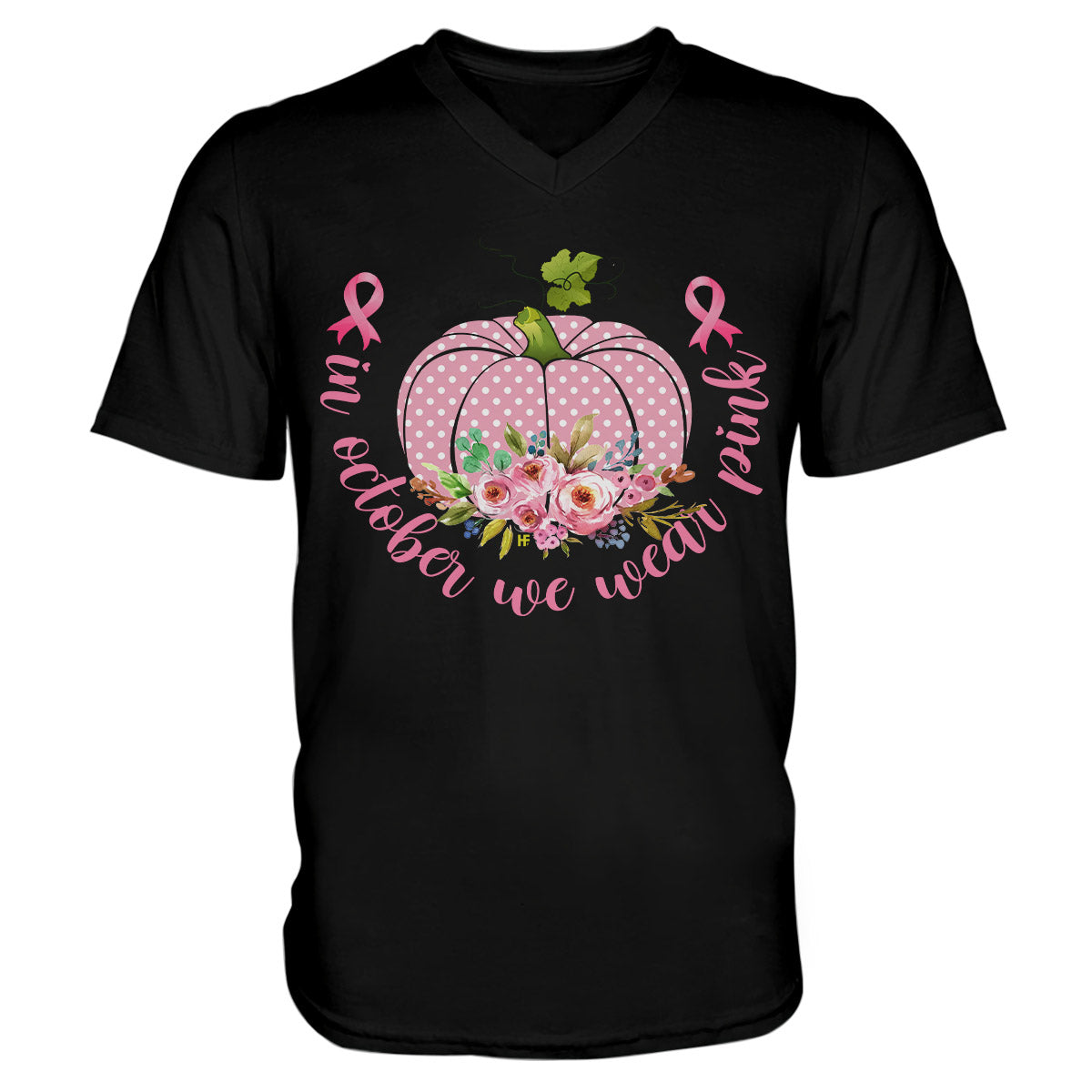 Breast Cancer Awareness Think Pink Breast Cancer Awareness Shirt, Breast Cancer Unisex V-Neck T-Shirt