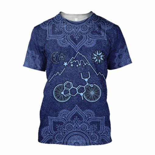 Love The Trips Hippie In Blue 3D All Over Printed Shirt For Hippie Lovers, Hippie Style 3D Shirts, Gift For Men And Women