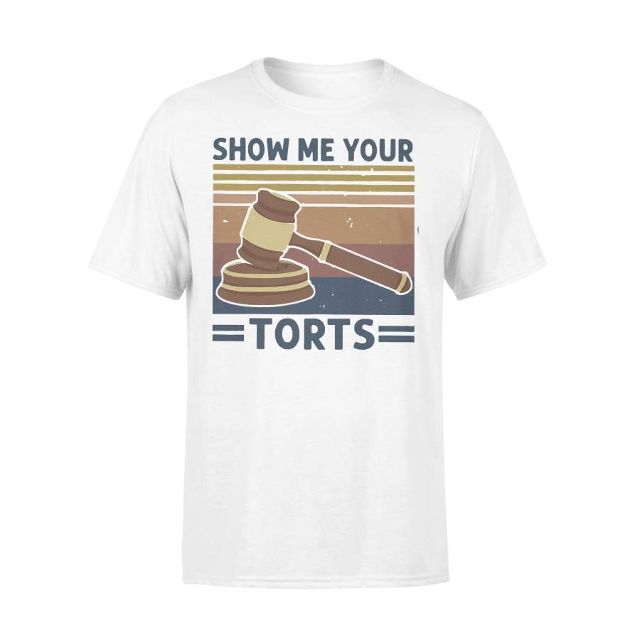 Show Me Your Torts Judge Vintage T-shirt