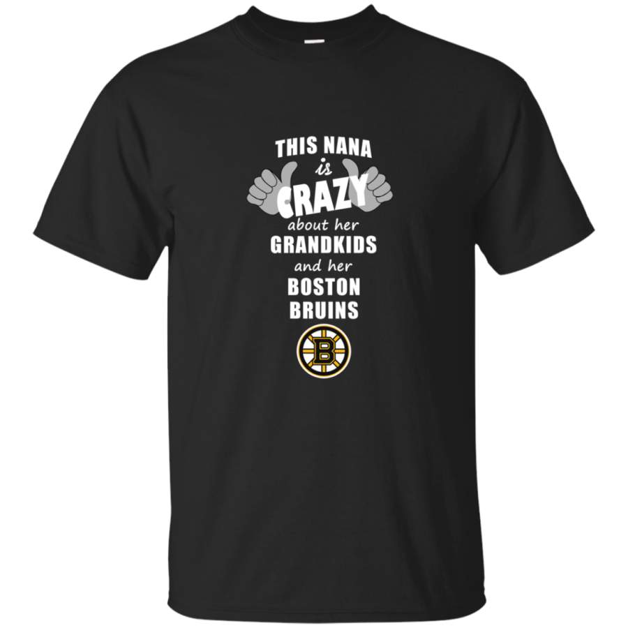 This Nana Is Crazy About Her Grandkids And Her Boston Bruins T Shirts