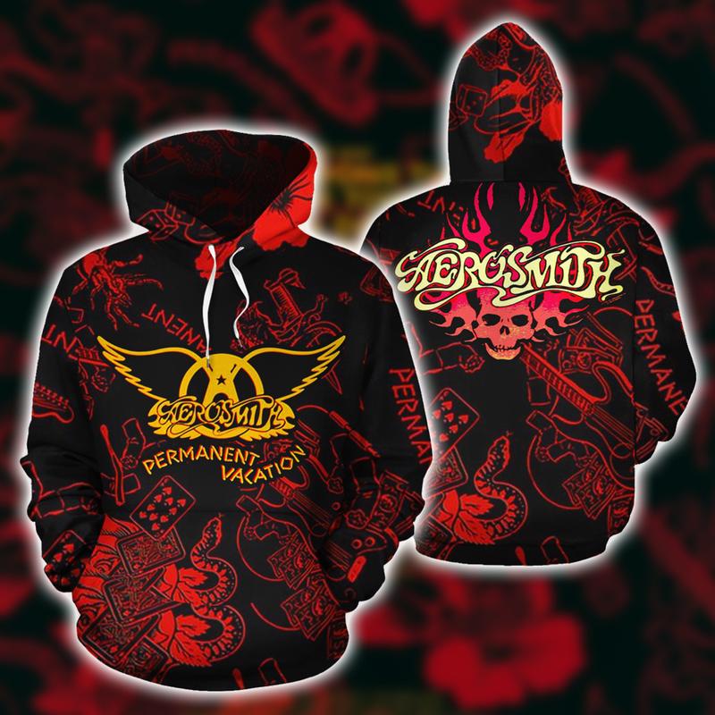 Aerosmith 3D Unisex Hoodie La00885 – Lan1