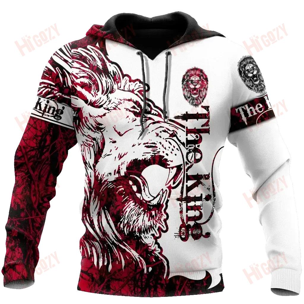 Alpha King Lion Tattoo 3D All Over Printed Unisex Hoodies Clothes Sale Sweatshirt Cute Hoodies, Hoodies For Women