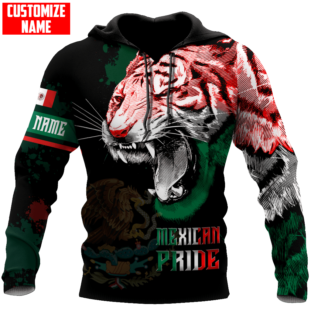 Tmarc Tee Personalized Tigers De Mexico Pride All Over Printed Shirts