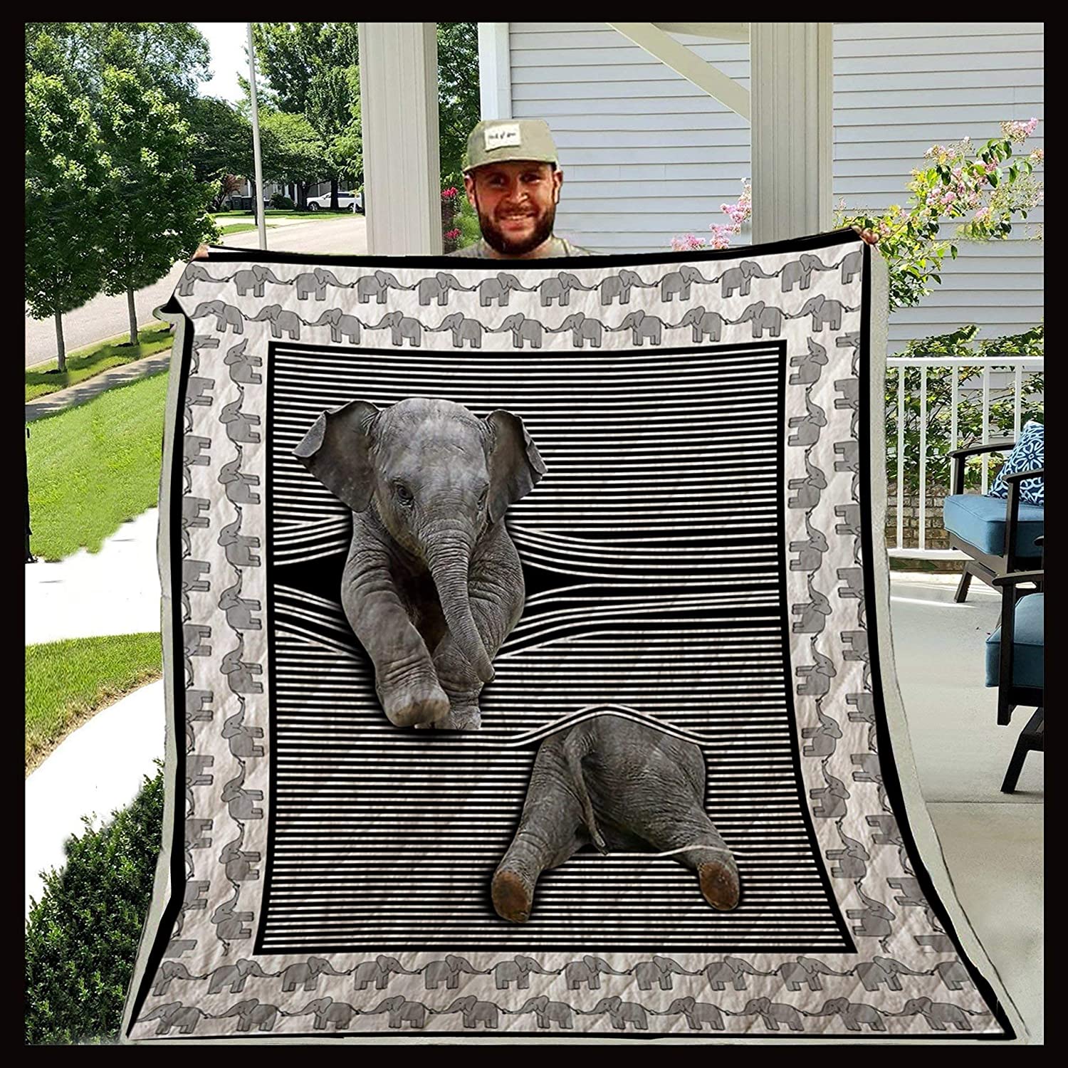 Meaningful Quote Elephant Blanket Best Birthday Gift For Your Child/Children On Christmas, Birthday