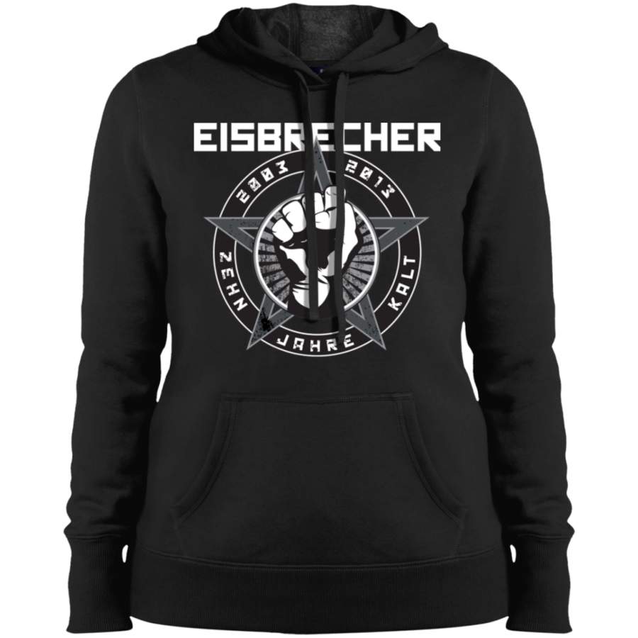 Eisbrecher Zehn Jahre Kalt Ladies’ Pullover Hoodie