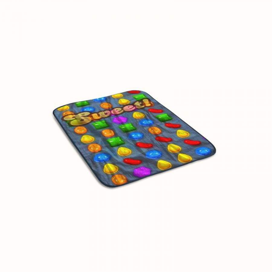 Sweet Candy Crush Saga Fleece Blanket