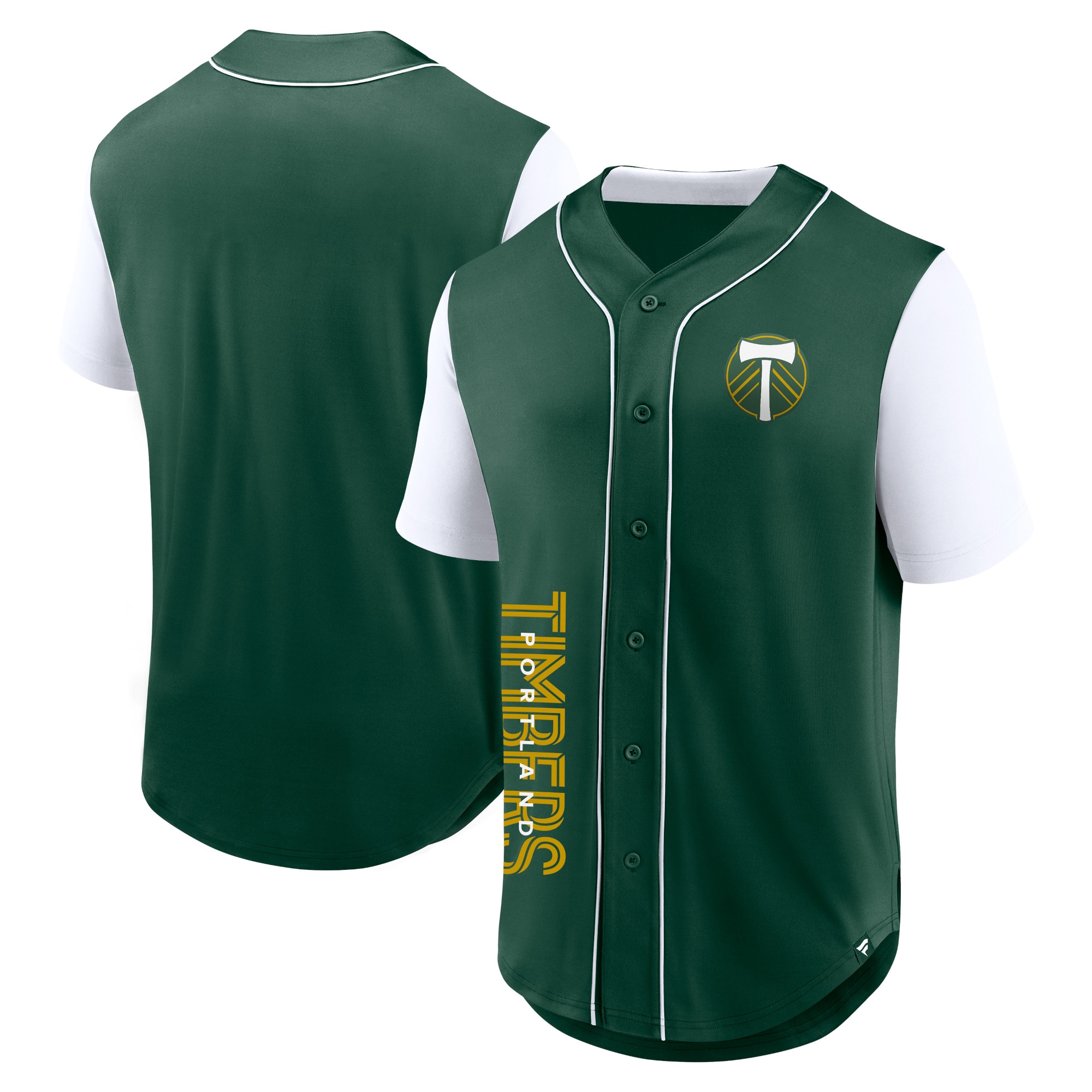 Portland Timbers Branded Balance Fashion Baseball Jersey – Green