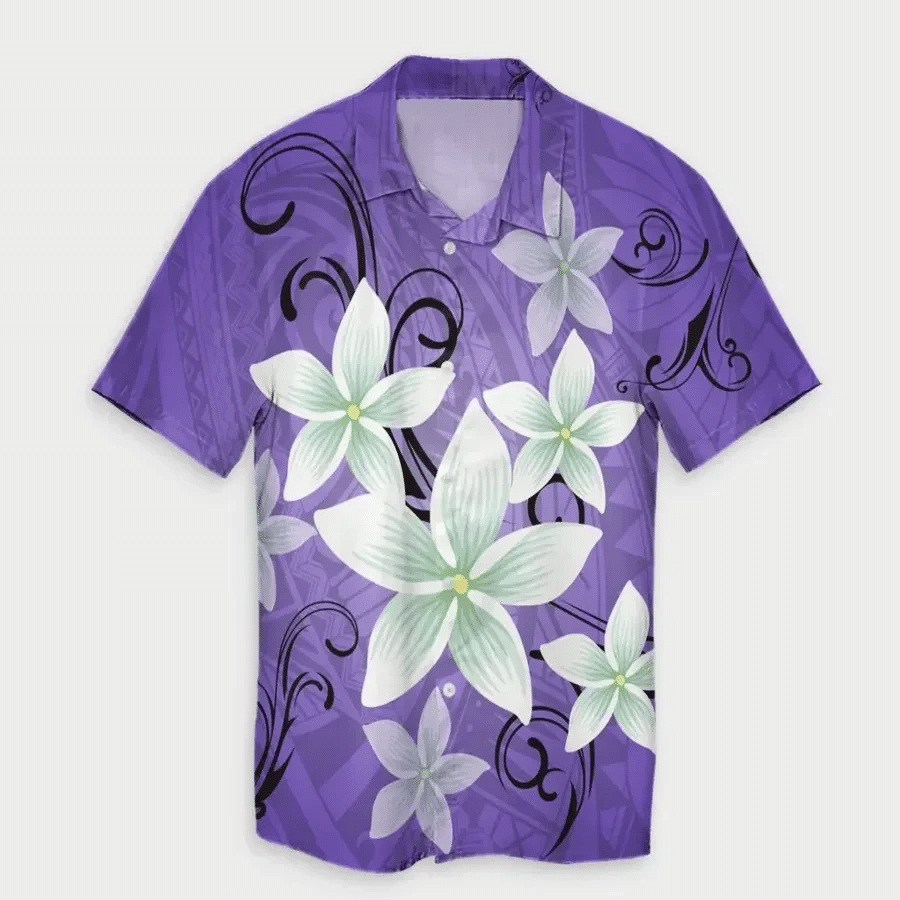 Plumeria Polynesian Hawaii Shirt Unisex Adult Ha42435