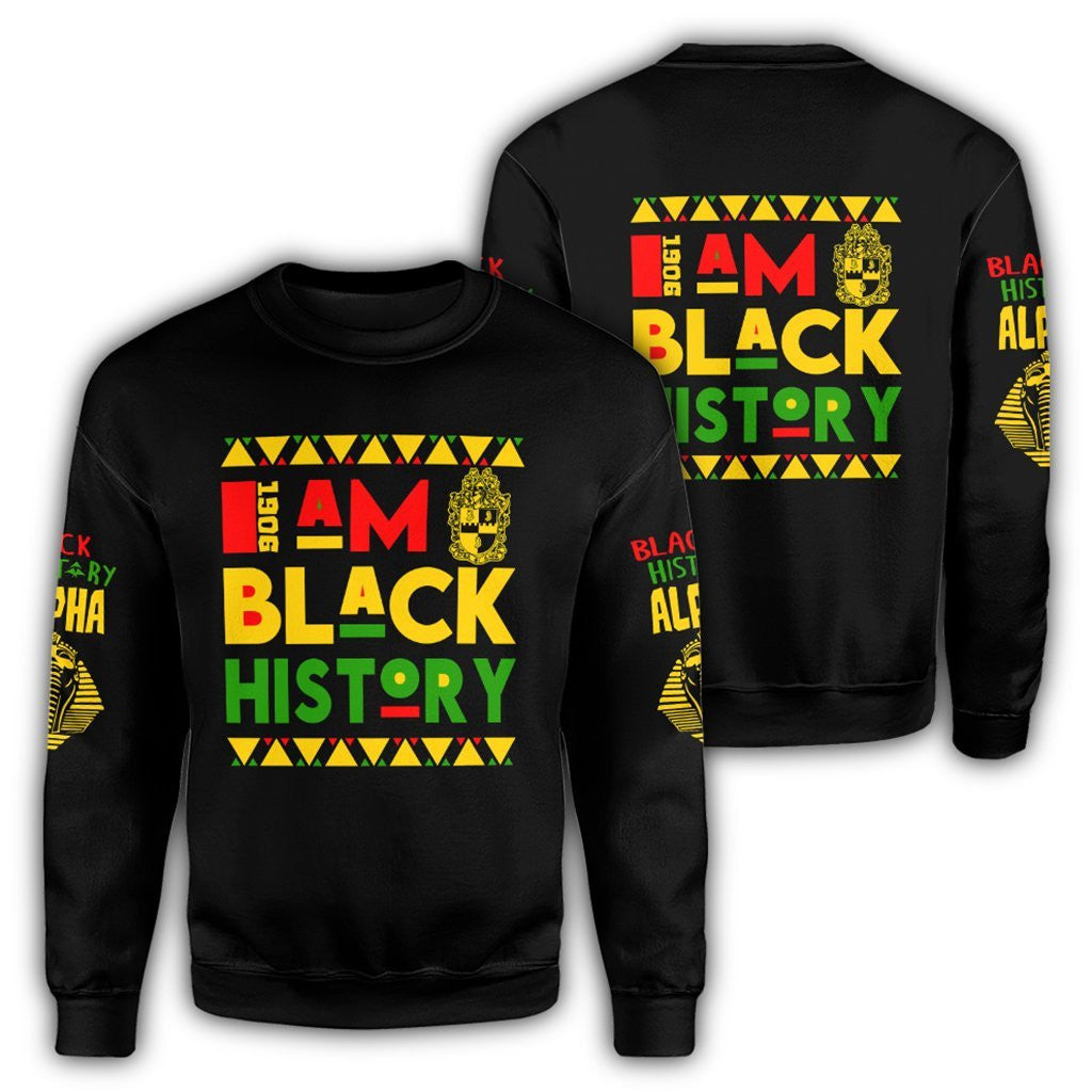 Fraternity Sweatshirt – Black History Alpha Phi Alpha Sweatshirt