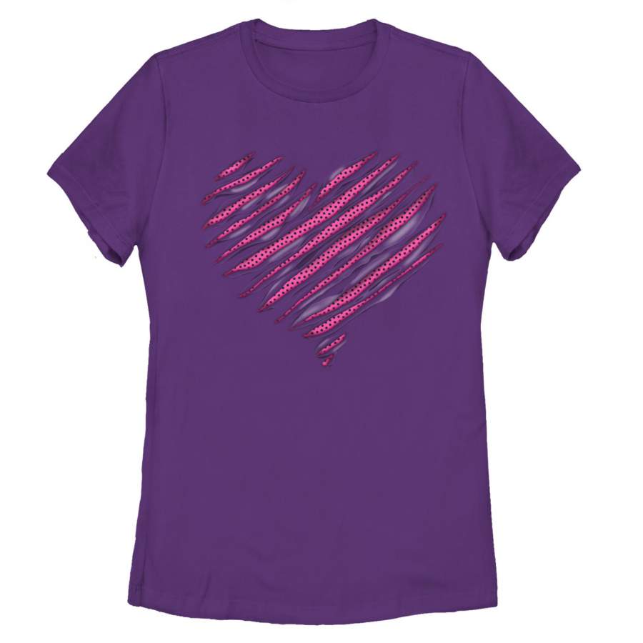 LOST GODS Women’s Valentine’s Day Shredded Heart T-Shirt