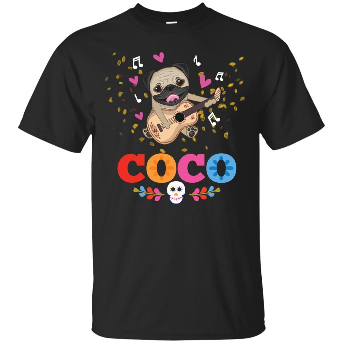 Coco Pug Tee shirt as puppy gift for family