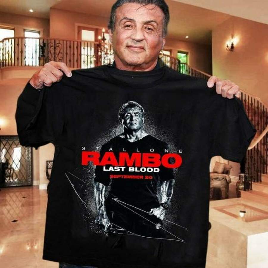 Rambo Last Blood Movie Stallone Fight Cult  T-Shirt