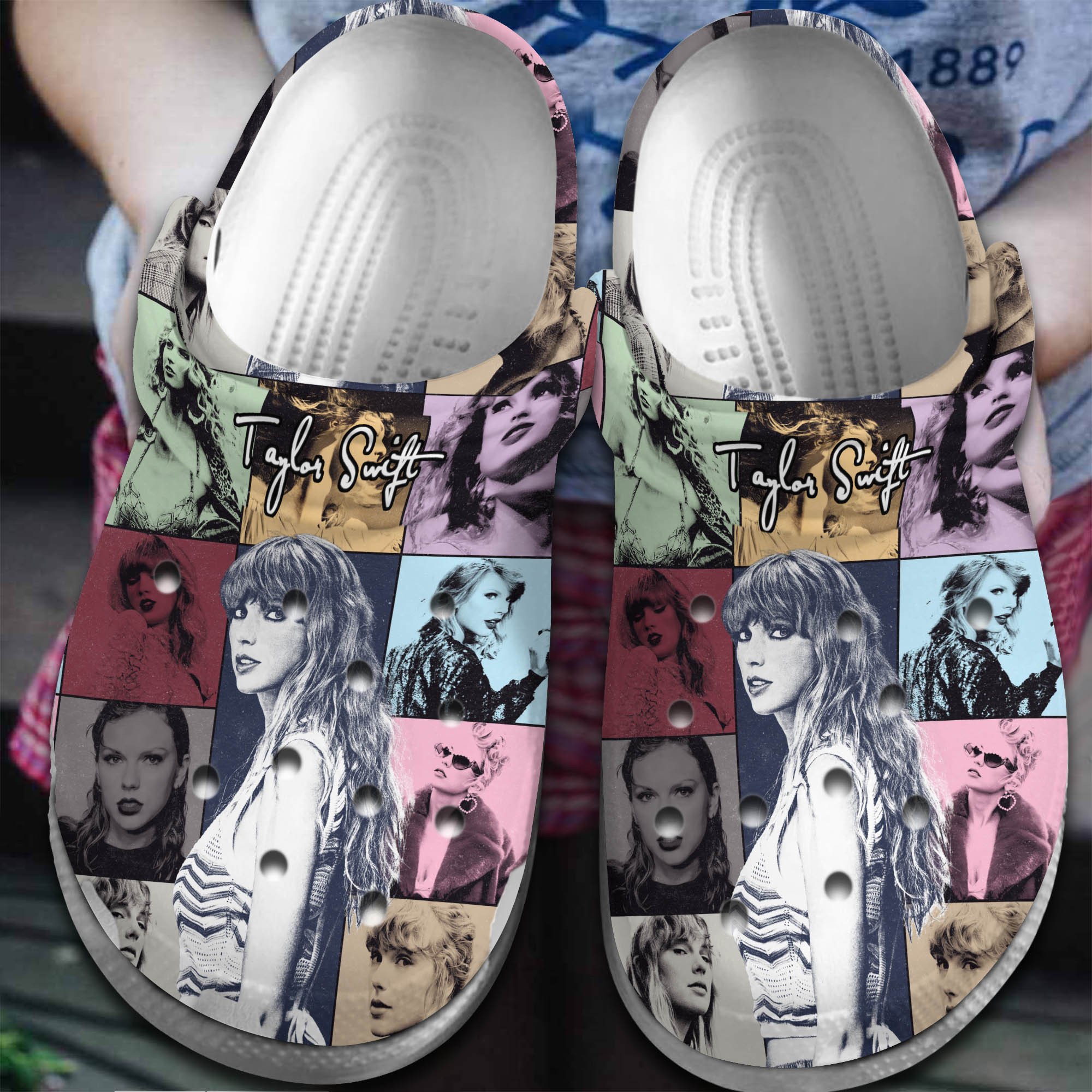 Taylor Swift Music Crocs Crocband Clogs Shoes Comfortable For Men Women and Kids 5