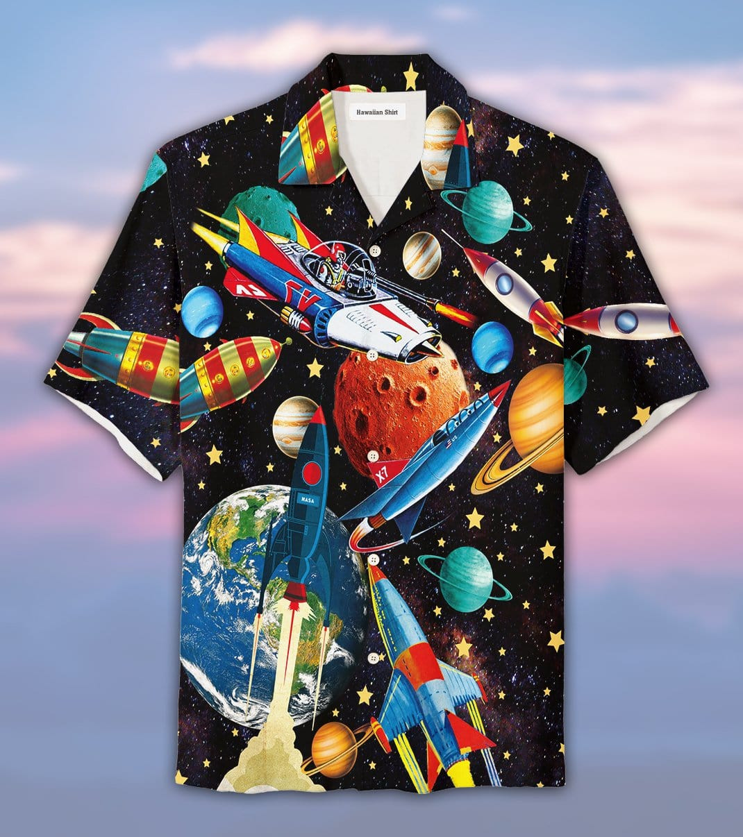 Rocket In The Space Hawaii Shirts Dh Ha45929