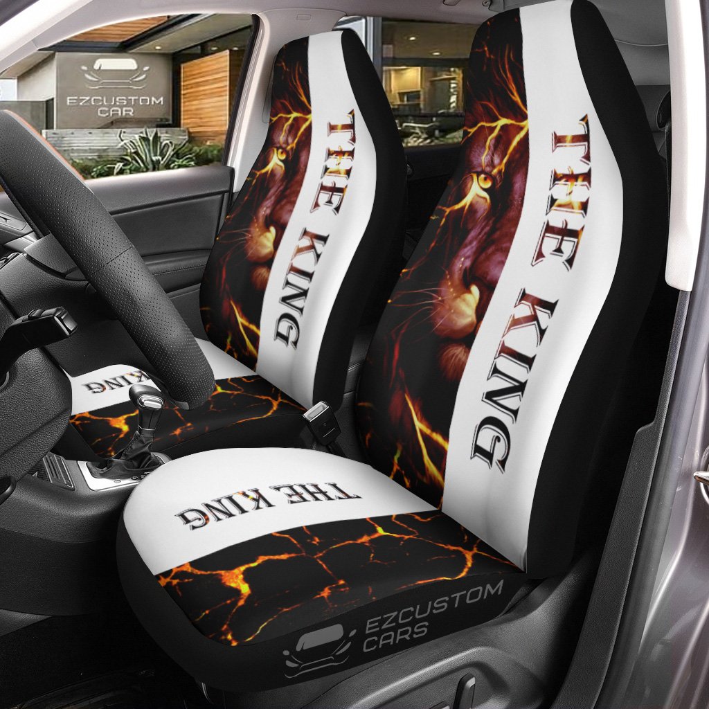 The King Lion Car Seat Covers Custom Lion Car Accessories