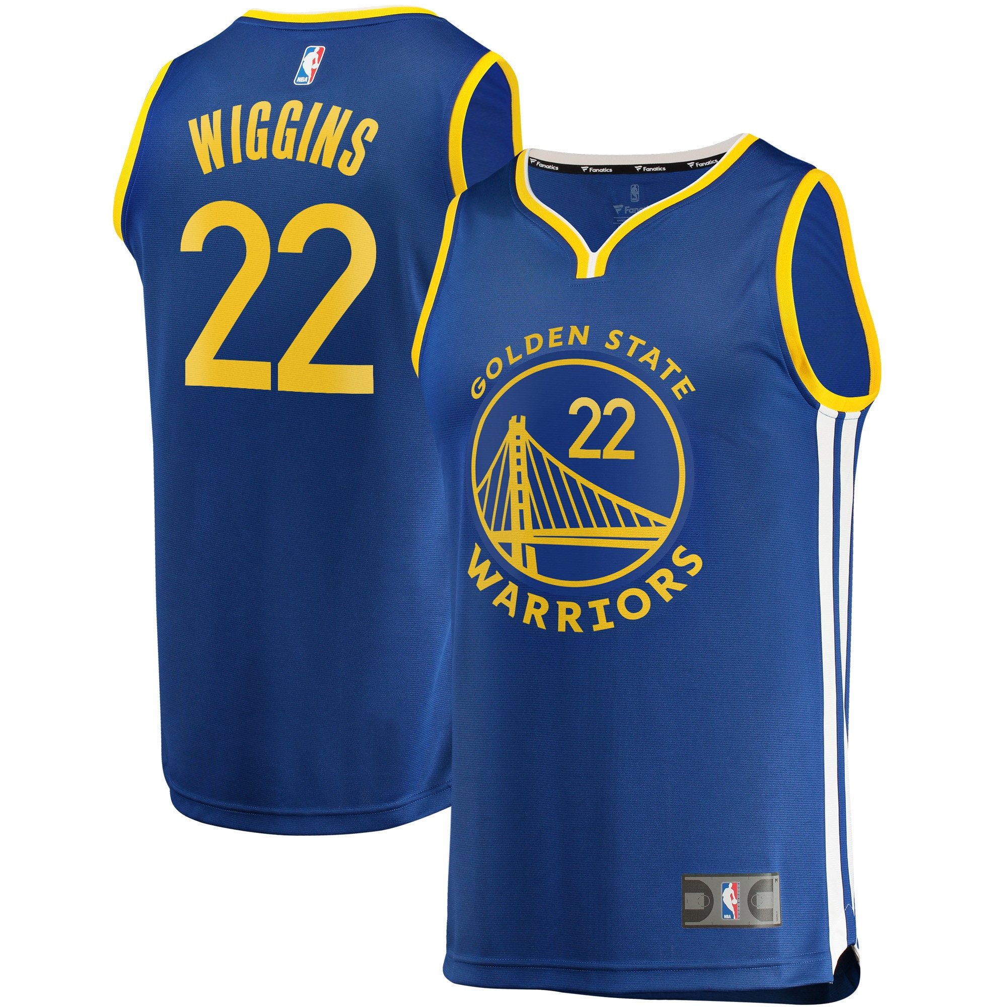 Andrew Wiggins Golden State Warriors Fanatics Branded 2020/21 Fast Break Replica Jersey – Icon Edition – Royal NBA