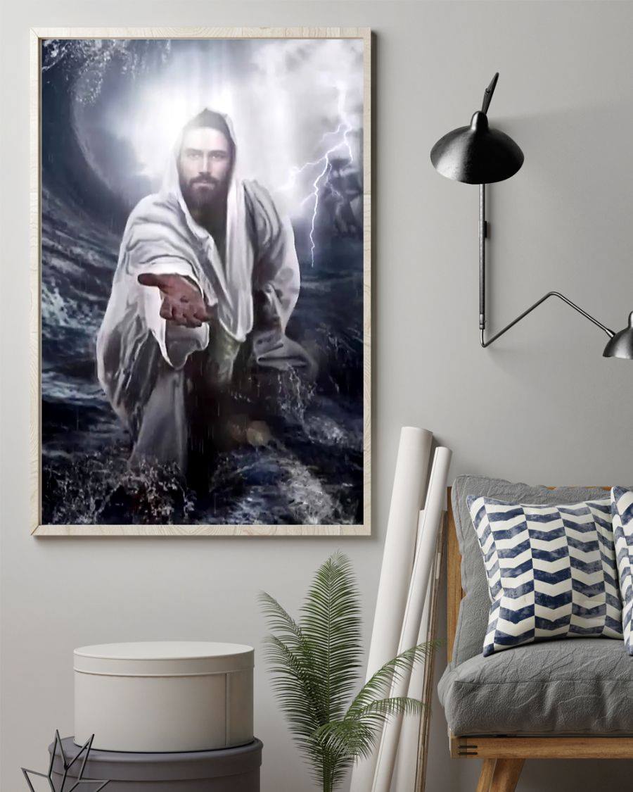 Jesus I Trust In You, Birthday, Christmas,Family,To My Friend, To My Son, To My Father, To My Mother, To My Wife, To My Husband Personalized Canvas, Poster Custom Design Wall Art