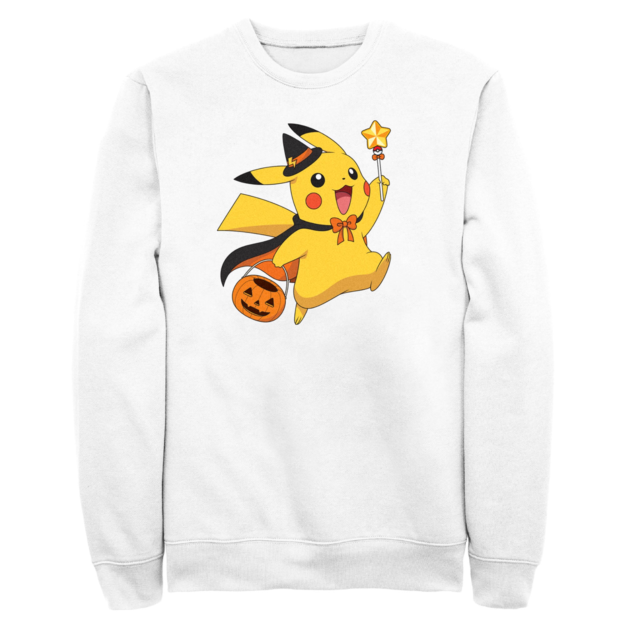 Men’S Pokemon Halloween Pikachu Wizard Sweatshirt