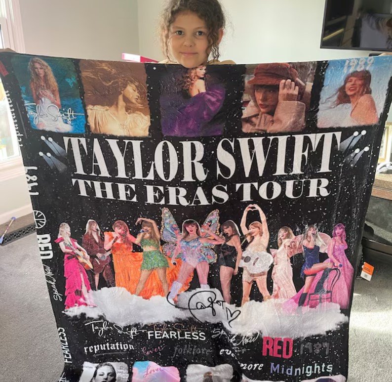 Taylor Eras Tour Blanket  Swiftie Tour Blanket  Taylor Midnights Blanket