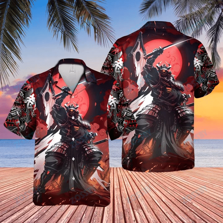 Samurai Demon Warrior Hawaii Shirt Ha82439