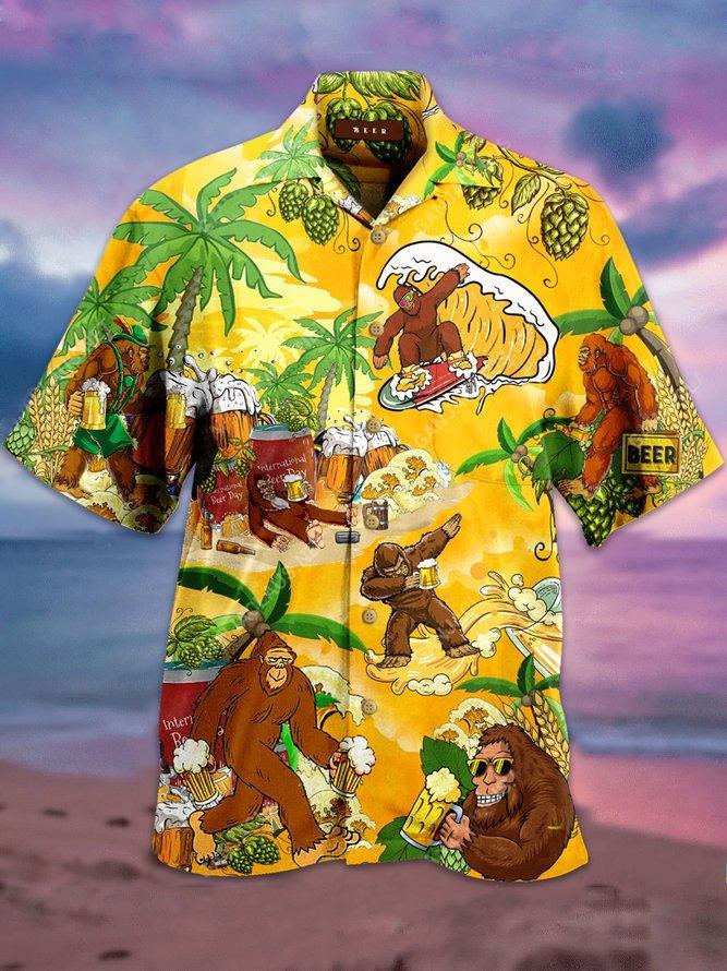 Tropical Monkey Hawaiian Shirt | For Men & Women | Adult | Hw2366