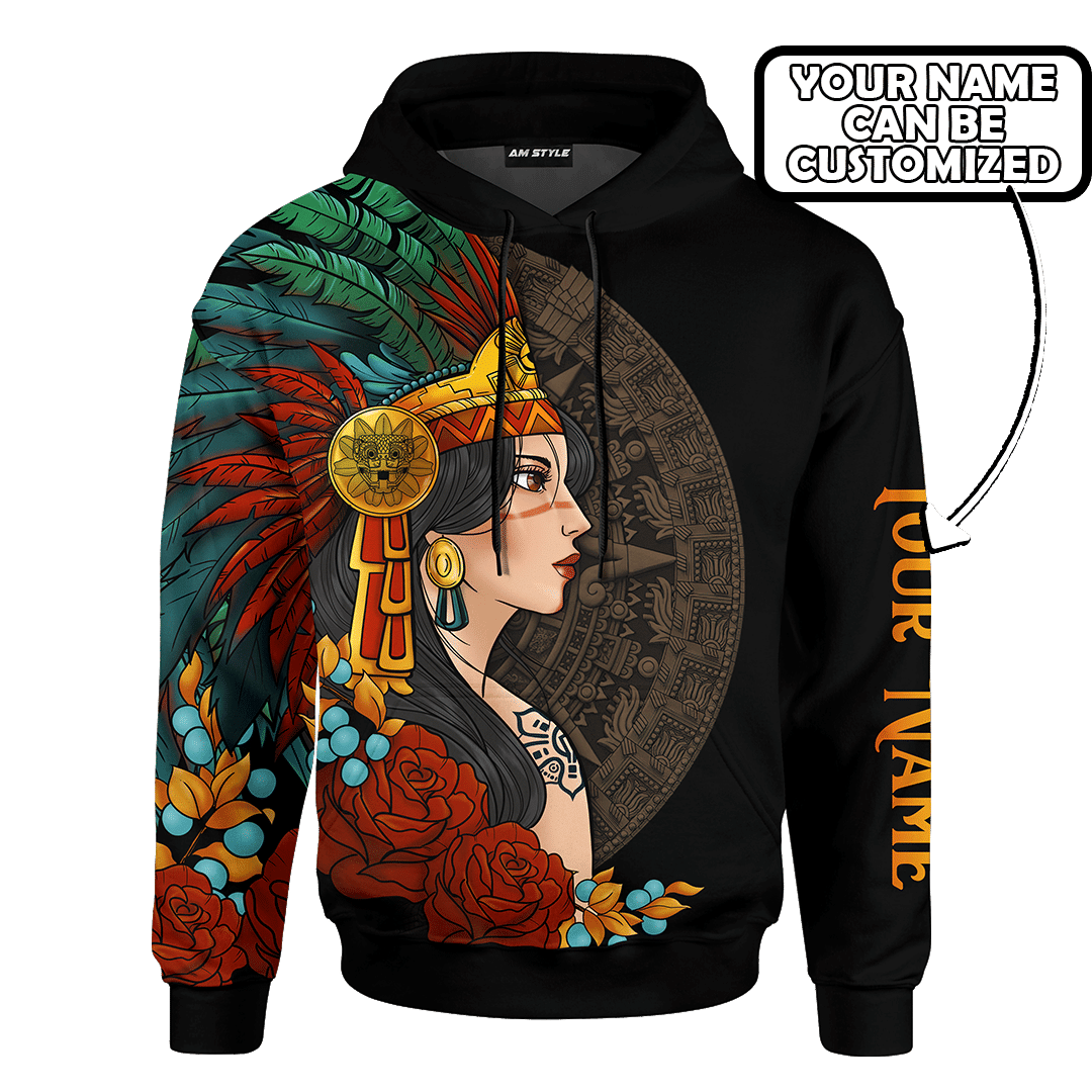 Aztec Couple You And Me We Got This Woman Customized 3D All Over Print Hoodie