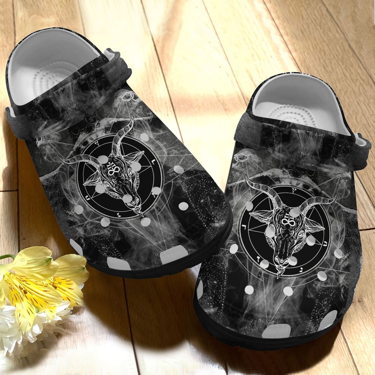 Skull Personalized Clog, Custom Name, Text, Color, Number Fashion Style For Women, Men, Kid, Print 3D The Mysterious Thing