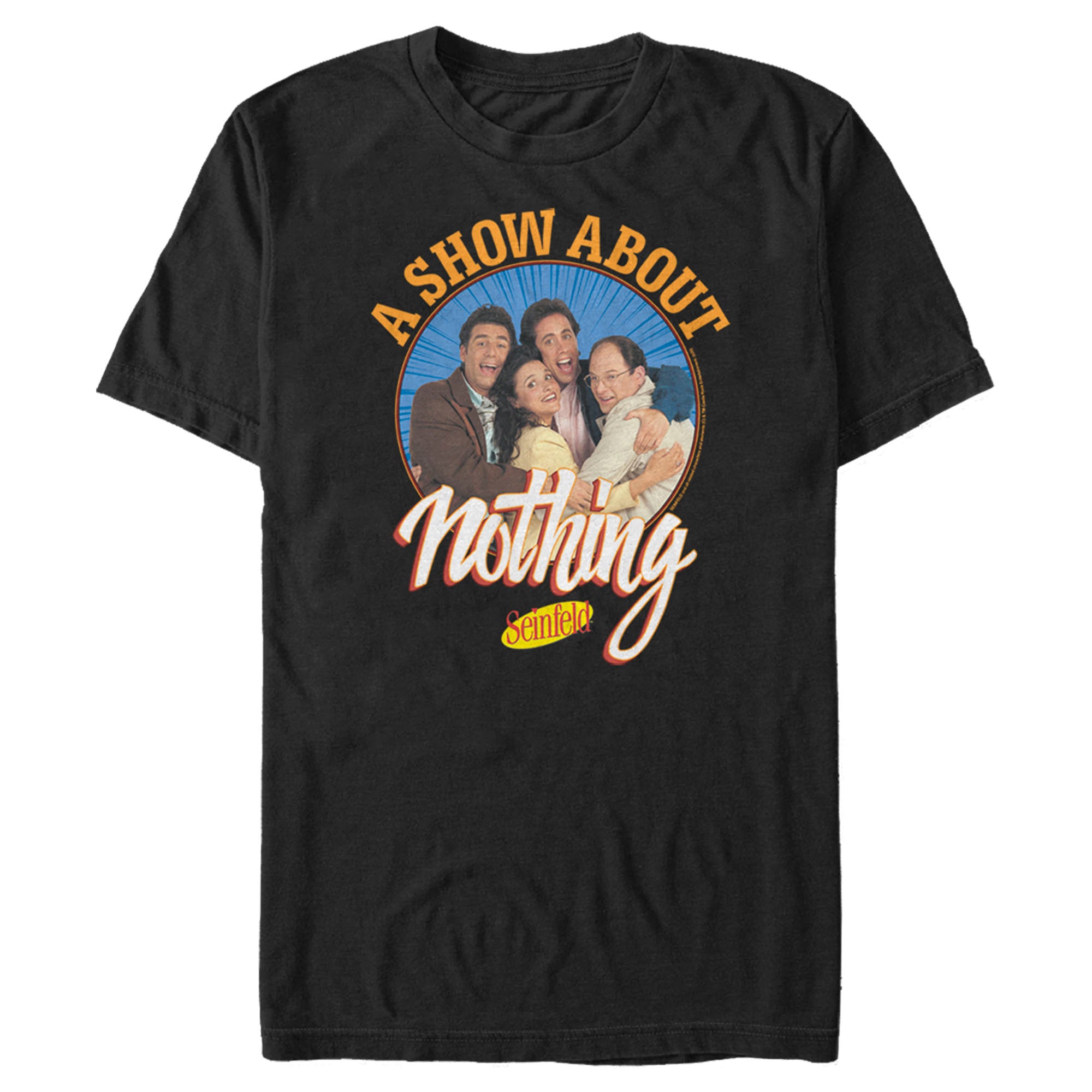 Seinfeld Men’S A Show About Nothing Photo  T-Shirt