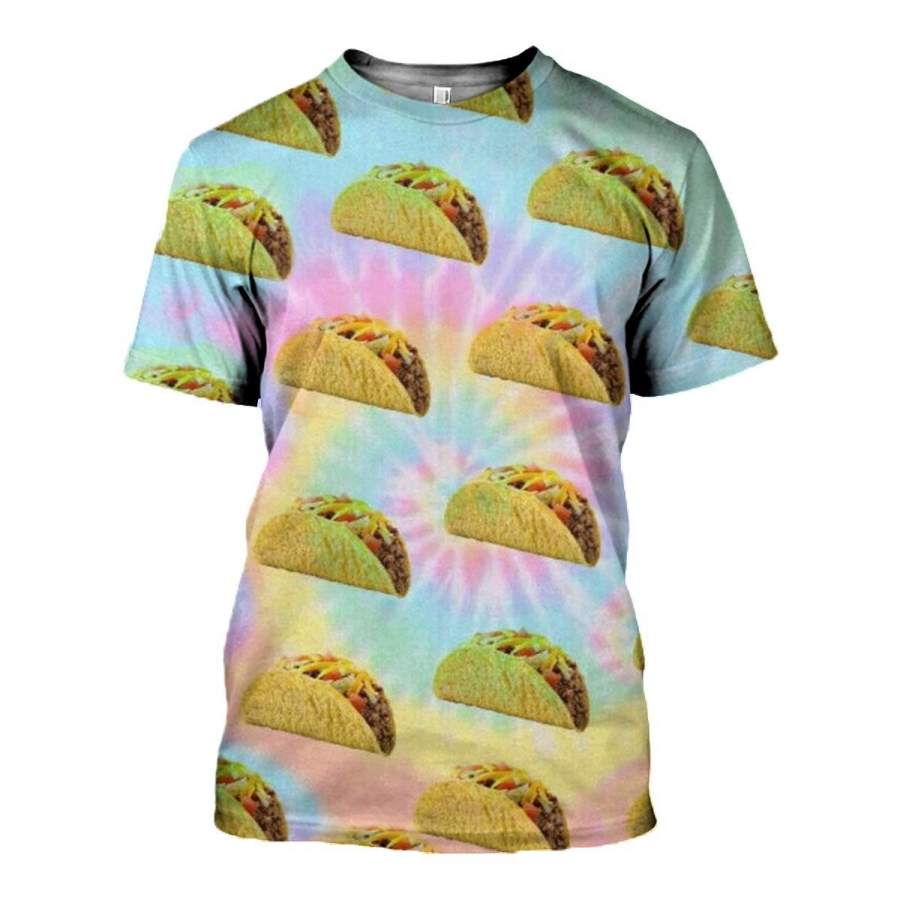 3D All Over Printed Tacos Tops