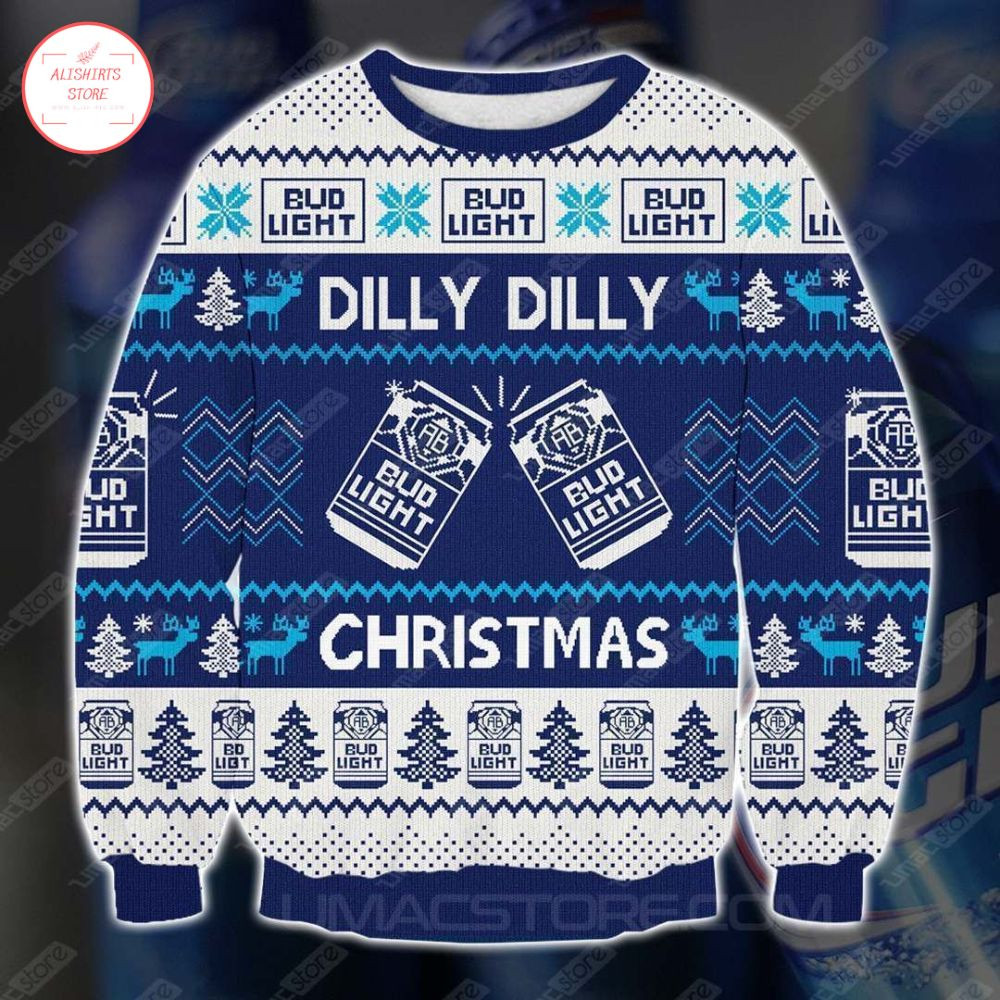 Bud Light Dilly Dilly Christmas Ugly Sweater