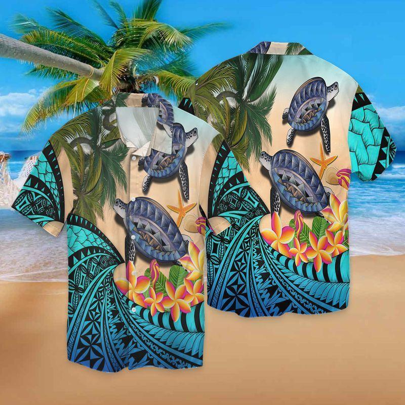 Turtle Hawaiian Shirt Pre11237