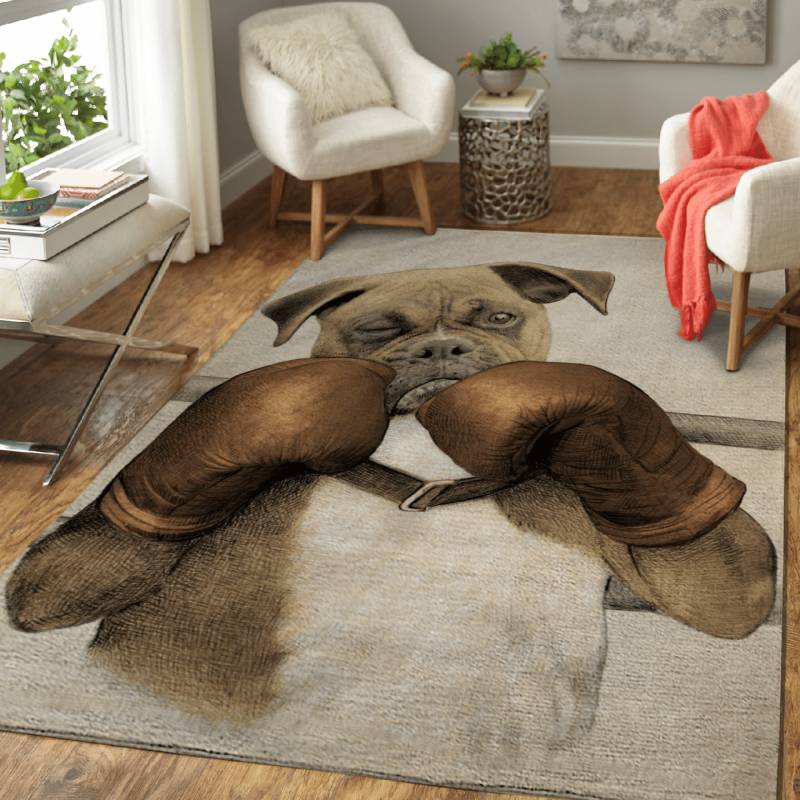 The Boxer – Animals Area Rug Carpet