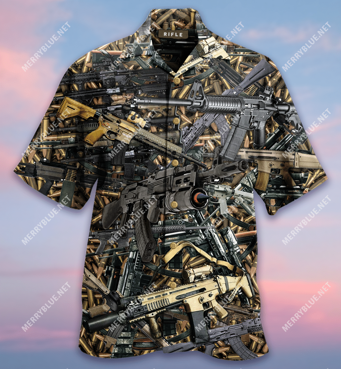 The Quickest Way To A Mans Heart Is 2970 Feet Per Second Unisex Hawaiian Shirt