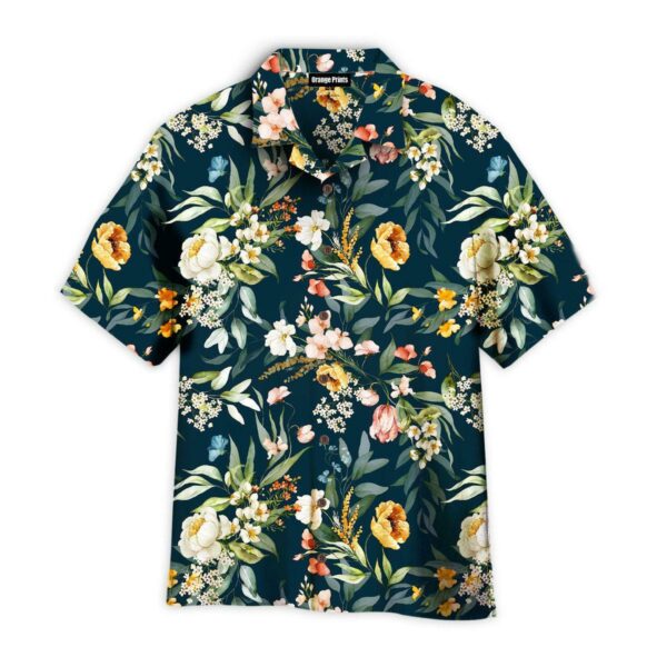 Pink Blush Flowers Pattern Hawaii Shirt For Men Women Ha38915