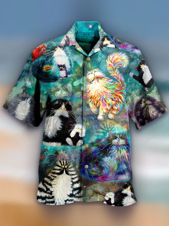 Animal Printed Men’S Floral Hawaiian Shirt – For Men And Women