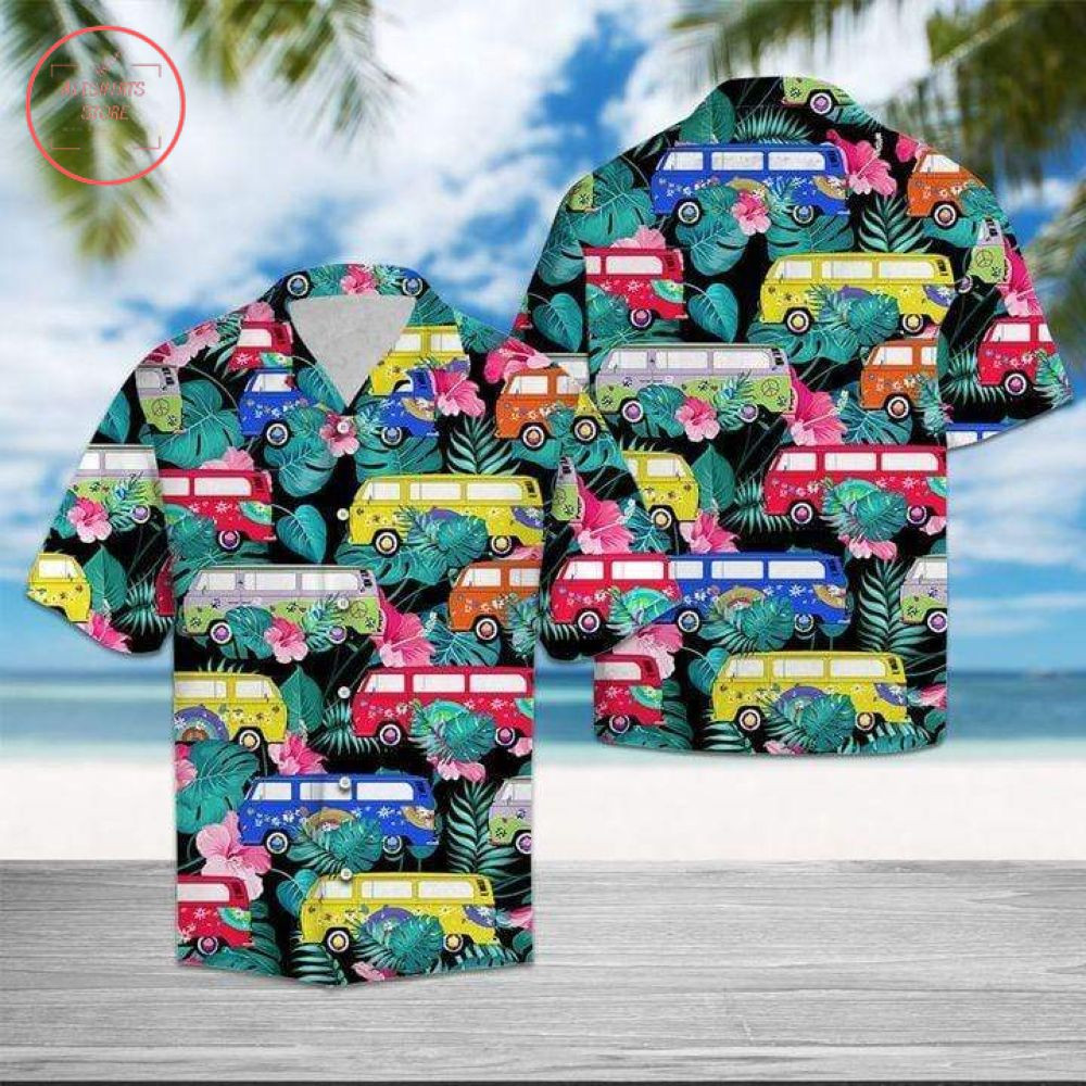 Hippie Bus Hawaii Shirt Diosweater Ha75735