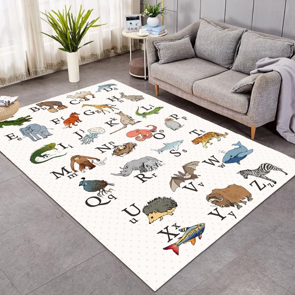 Alphabet Animal CLP0711002M Rug