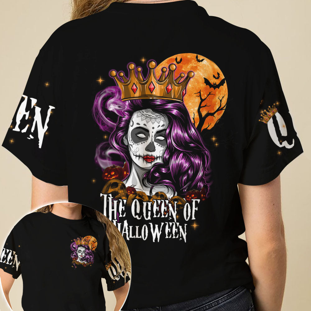 The Queen Of Halloween Skull All Over Print – Tltm1009212Ki