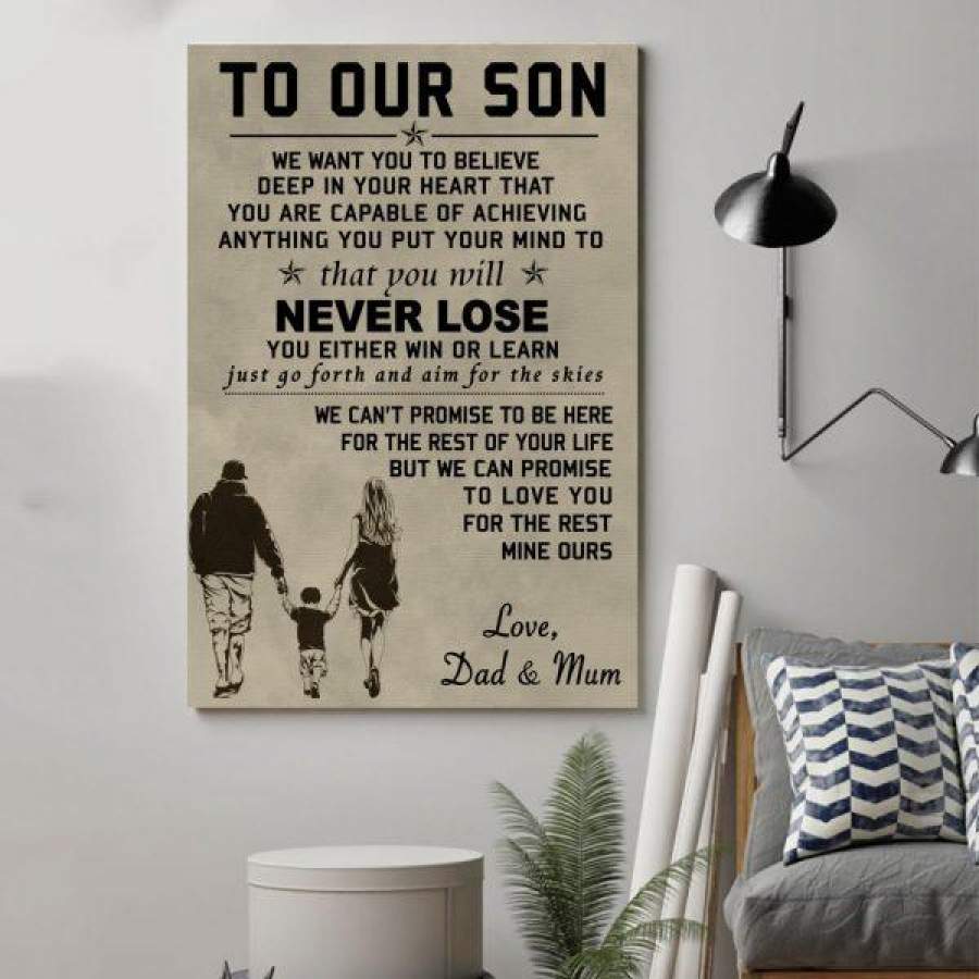 Family Poster – To Our Son