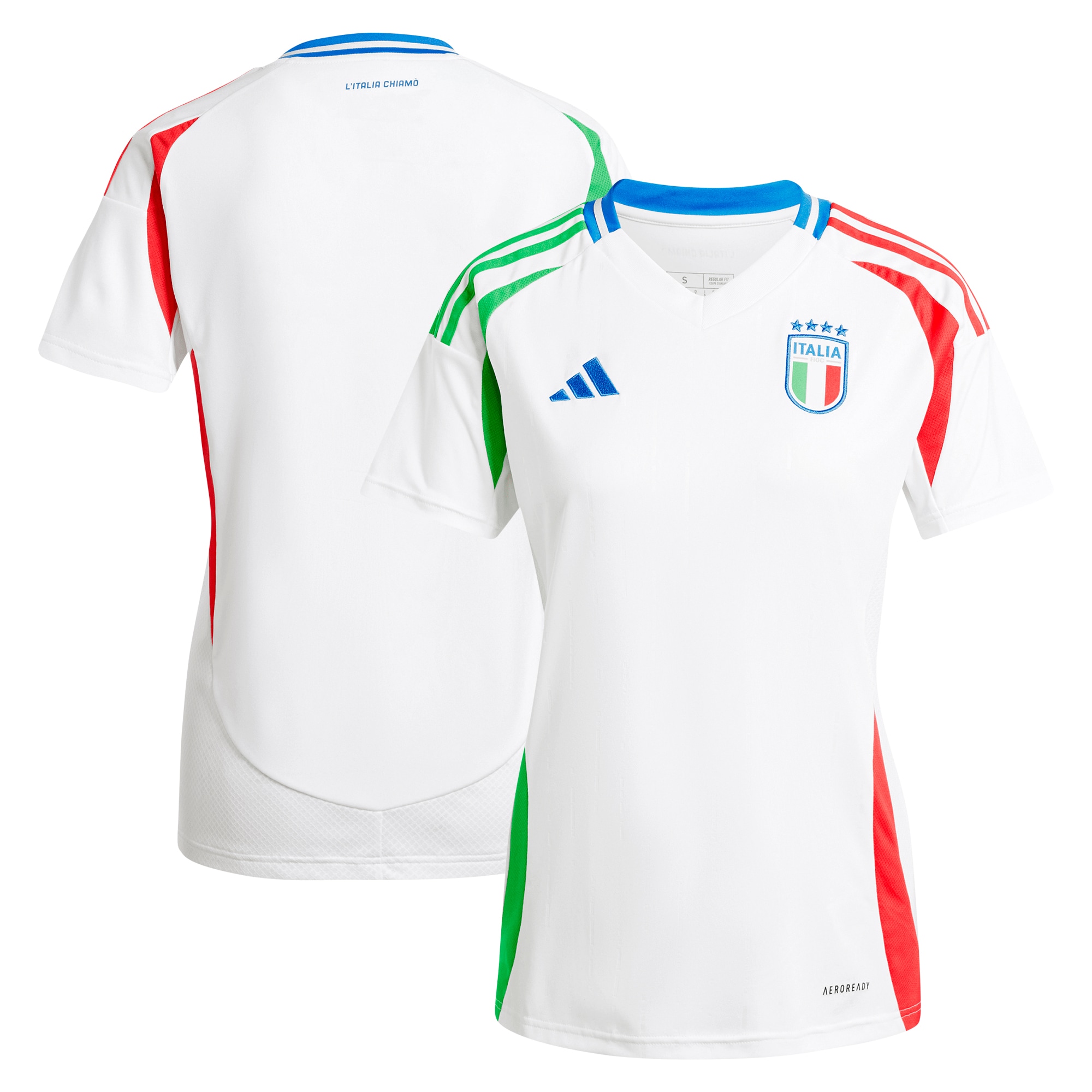 Italy National Team Women's 2024 Away Replica Jersey – White