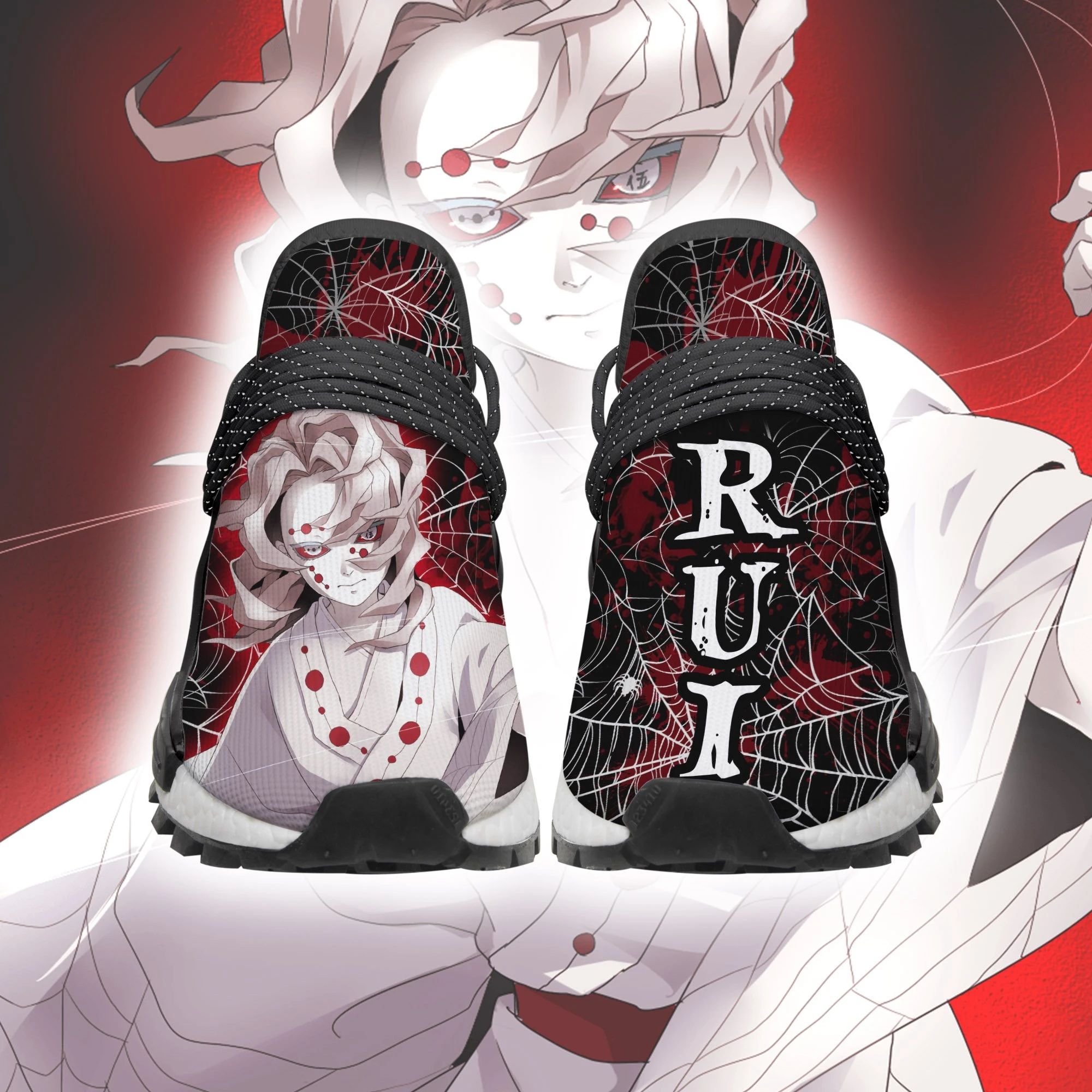 Demon Slayer Shoes Rui Shoes Skill Anime Sneakers Unisex Men Women