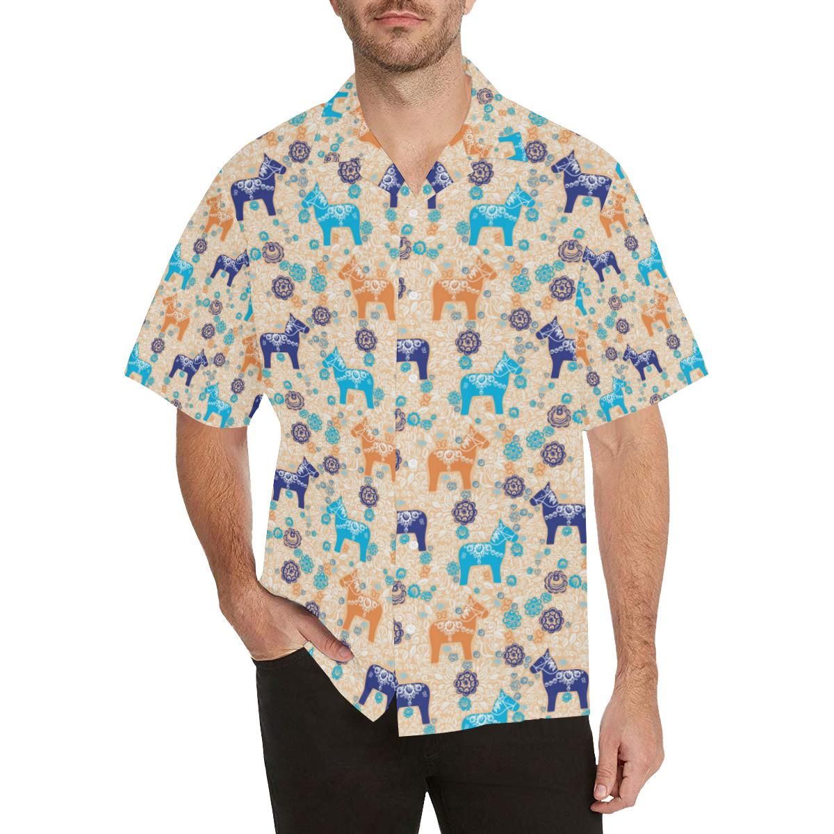 Cute Horse Pattern All Over Print Hawaii Shirt Ha65901