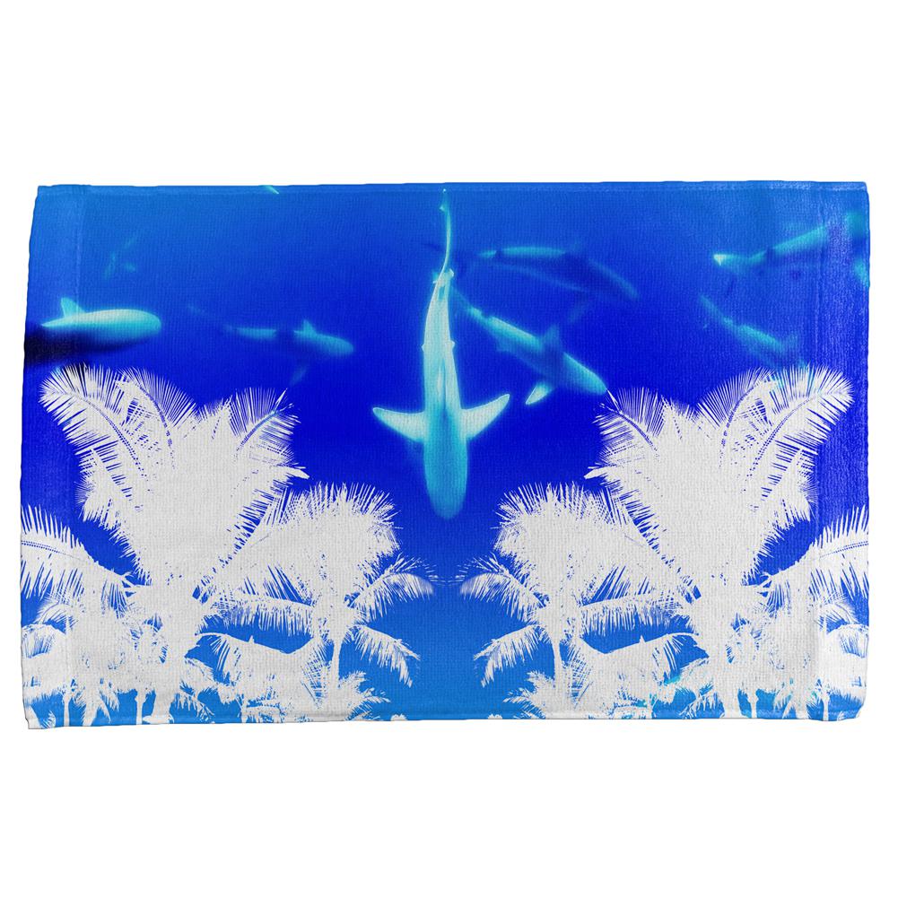 Summer Shark Beach Party All Over Hand Towel