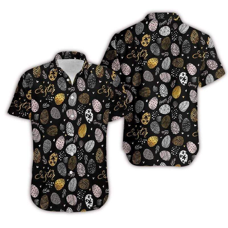 Beach Shirt Buy Hawaiian Aloha Shirts Golden Bunny Eggs Easter 1003Dh