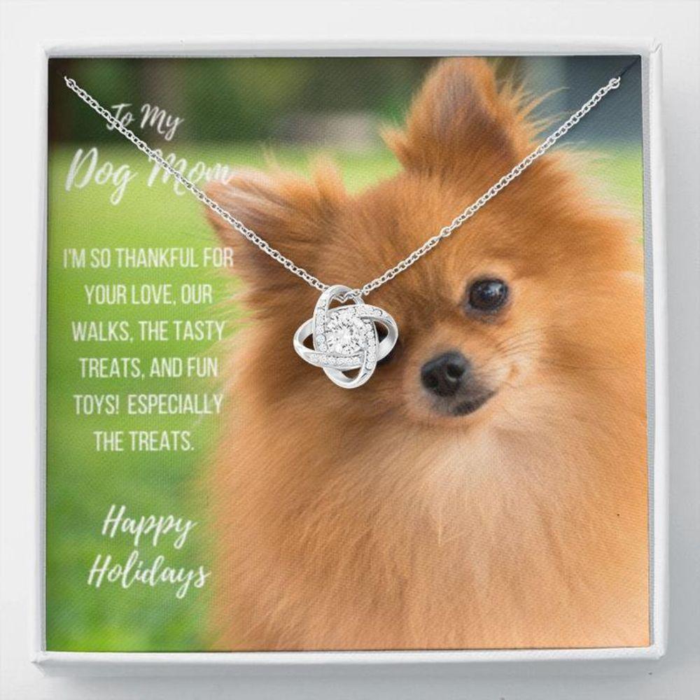 Gift For Pomeranian Dog Mom Stronger Together – Mother Love Knot Necklace 0921