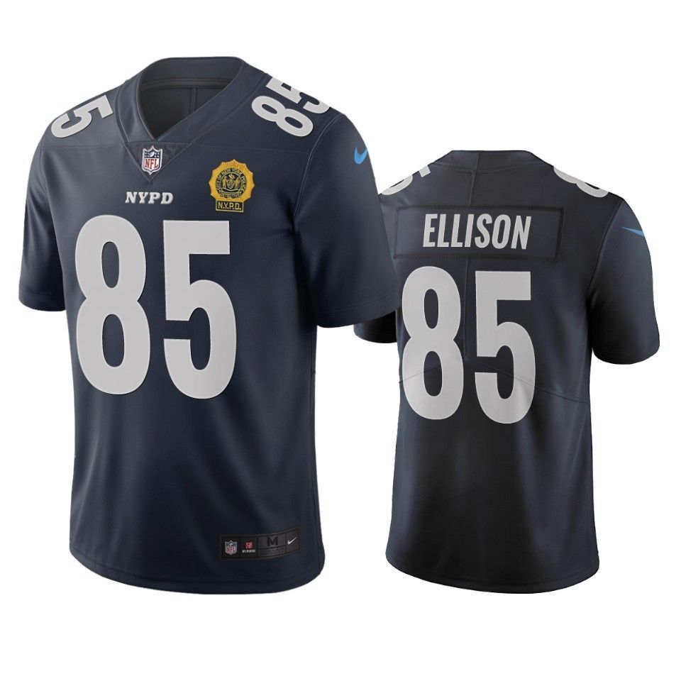 New York Giants Rhett Ellison Navy City Edition Jersey